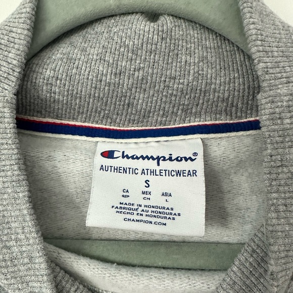 Champion Heather Gray Athletic Sweatshirt - Picture 3 of 4